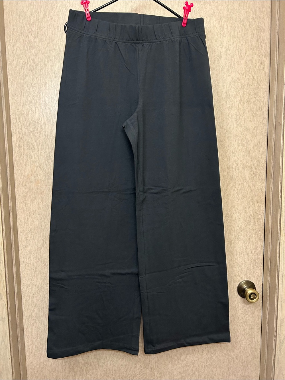 Old Navy - Gray Cotton Wide Leg Leggings - Size L NWT